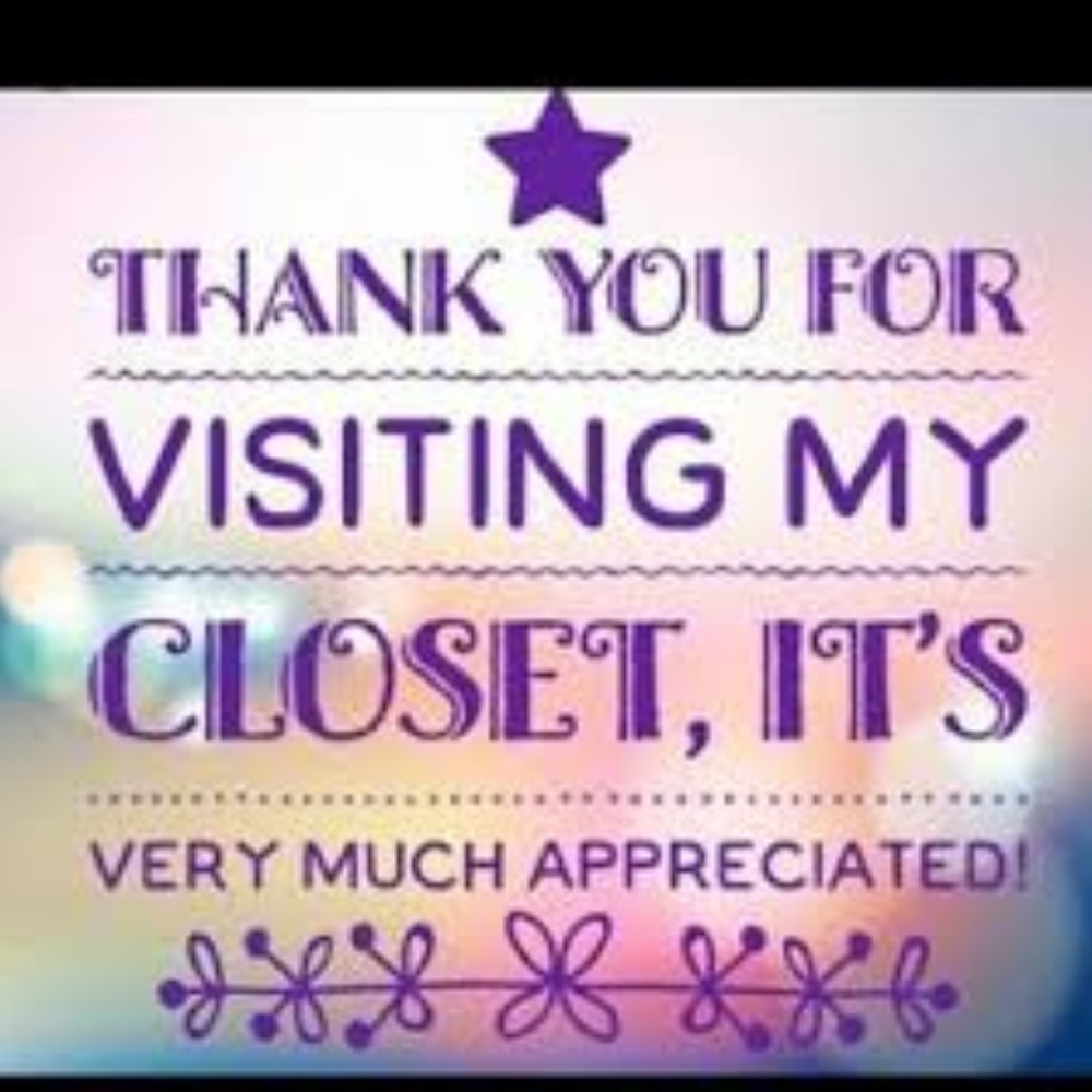 Thank You for Visiting My Closet